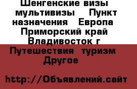 Шенгенские визы, мультивизы. › Пункт назначения ­ Европа - Приморский край, Владивосток г. Путешествия, туризм » Другое   